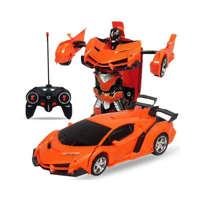 Transformation 5CH Remote Control Robot Car Deformation Car with Rechargeable Battery Includes Charger and USB Cable Main Image