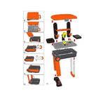 Tool Set, Children_s Twist Trolley Case Workbench 2 in 1 Tool Set