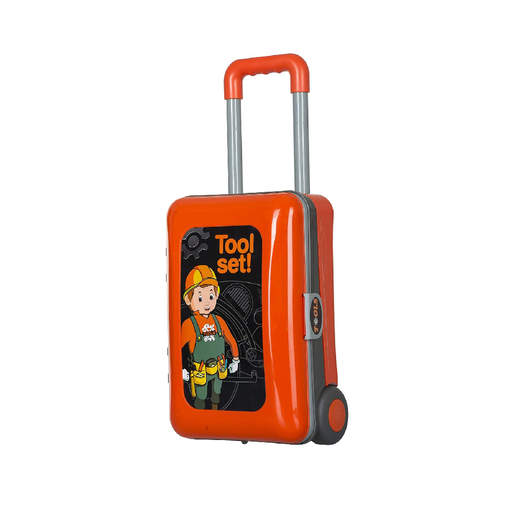 Tool Set, Children_s Twist Trolley Case Workbench 2 in 1 Tool Set
