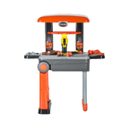 Tool Set, Children_s Twist Trolley Case Workbench 2 in 1 Tool Set